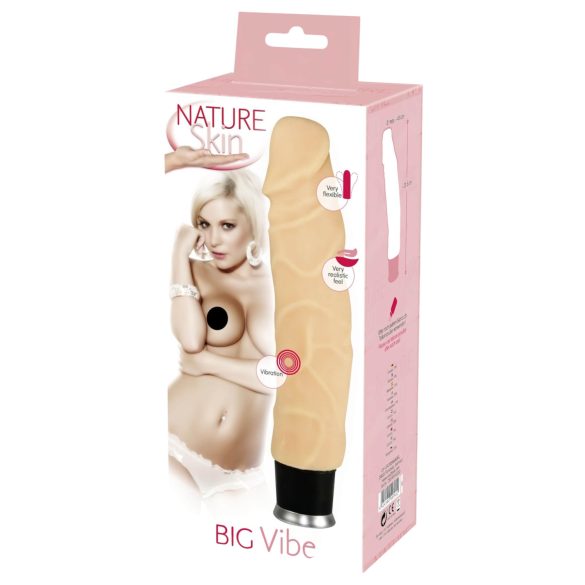 Naturtrogen vibrator 23cm - äkta känsla