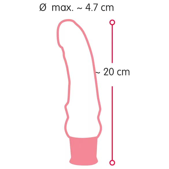 Nature Skin - Realistisk vibrator - Hudfärgad