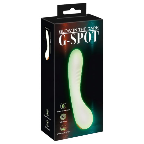 You2Toys - G-punkt vibrator - självlysande - vit
