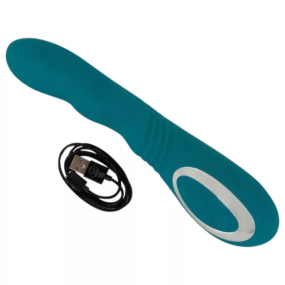 Smile - G-punkt vibrator uppladdningsbar vattentät roterande grön