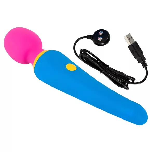 You2Toys - massagevibrator uppladdningsbar vattentät - färgglad