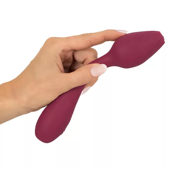 You2Toys Rosenrot - G-punkt vibrator - böjbar - röd