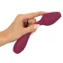 You2Toys Rosenrot - G-punkt vibrator - böjbar - röd