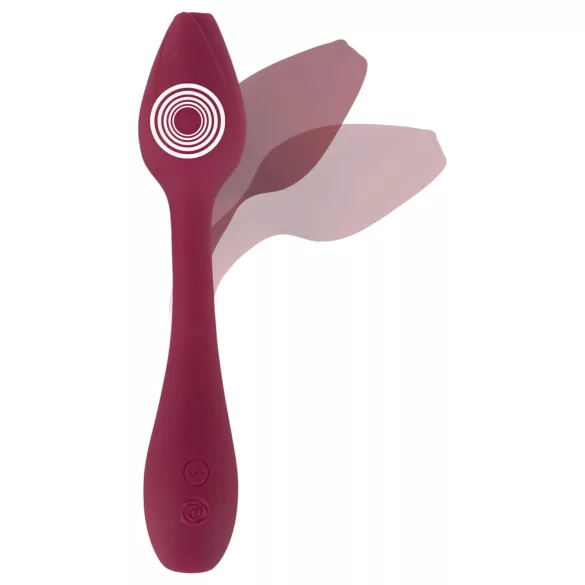 You2Toys Rosenrot - G-punkt vibrator - böjbar - röd