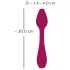 You2Toys Rosenrot - G-punkt vibrator - böjbar - röd