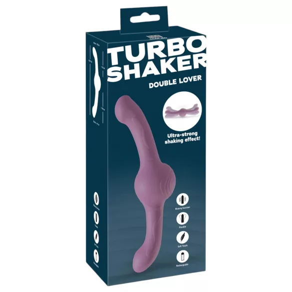 You2Toys - dubbeländad vibrator - lila