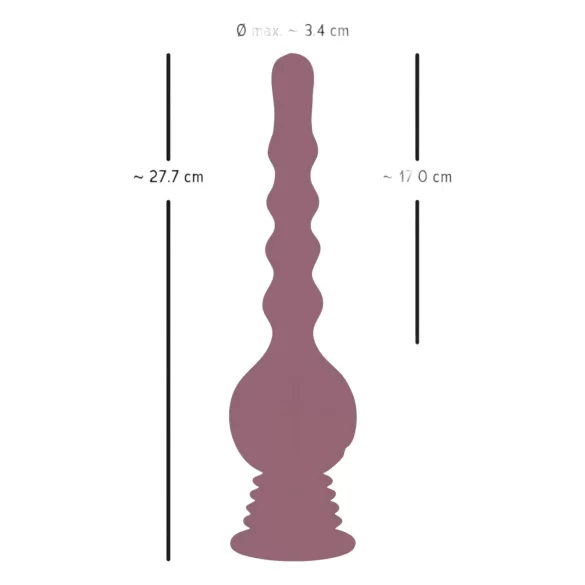 You2Toys - analvibrator med vibrator - lila