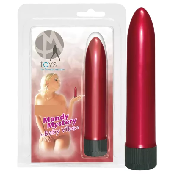 Mini vibrator - minivibrator - pärlemorröd