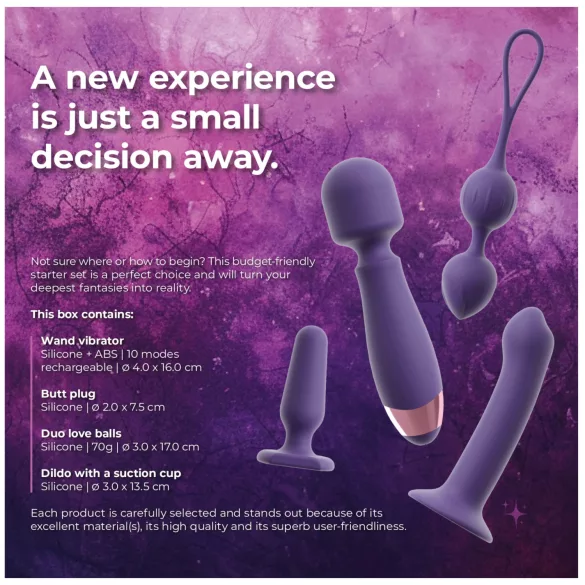 Magic Shiver Feminine - sexleksakset för kvinnor - 4 delar