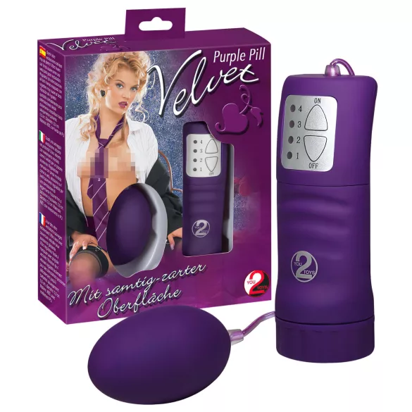 You2Toys - Vibrerande ägg - Sammetsslen - Lila