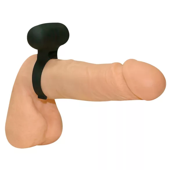 Svart vibratorring för penis