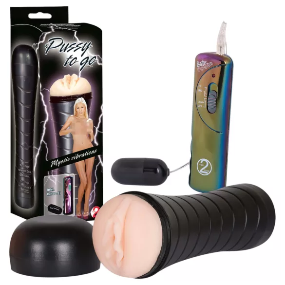 You2Toys - Masturbator med vibration - diskret mjuk vagina