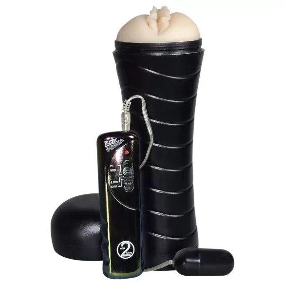 You2Toys - Masturbator med vibration - diskret mjuk vagina