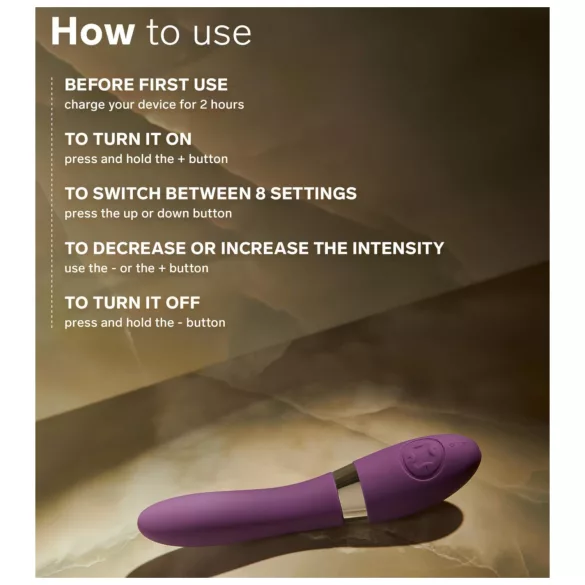 LELO - vibrator - lyxig, kraftfull - lila