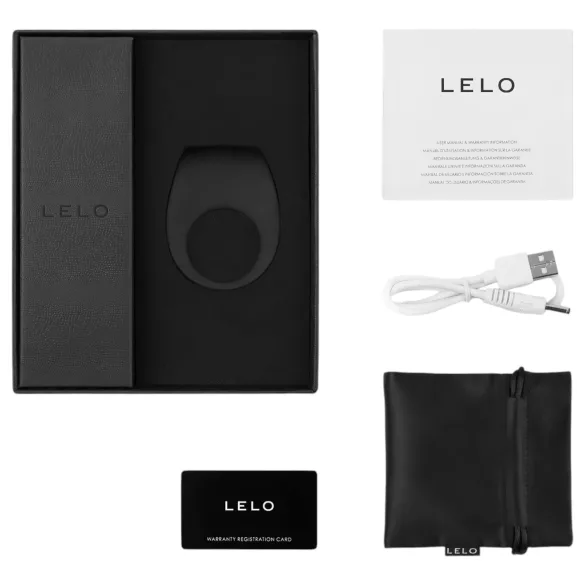 LELO Tor 2 - vibrerande penisring - uppladdningsbar - svart