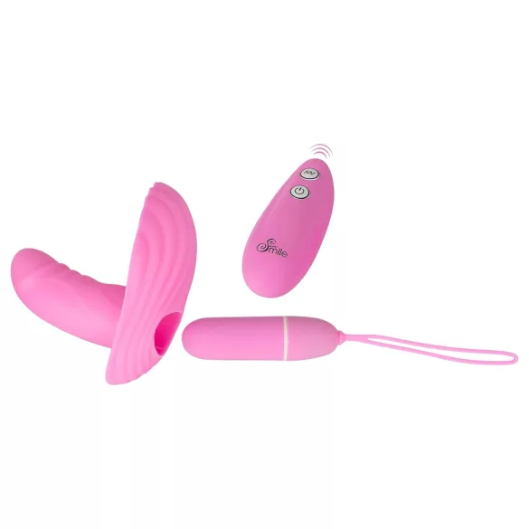 SMILE Shelly - vibrator ägg fjärrkontroll - rosa