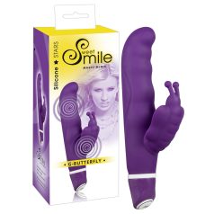 SMILE - fjärrstyrd vibrator - fjärilsdesign - silikon