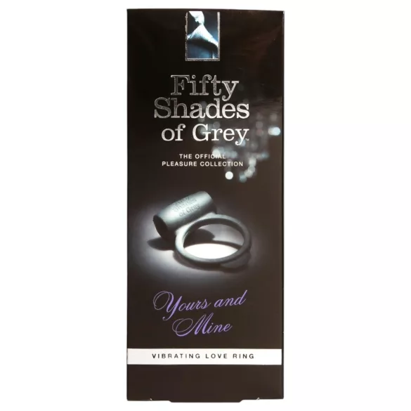 Fifty Shades of Grey - vibratorring för penis - svart
