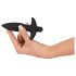 Black Velvets - analplugg med vibrator - liten