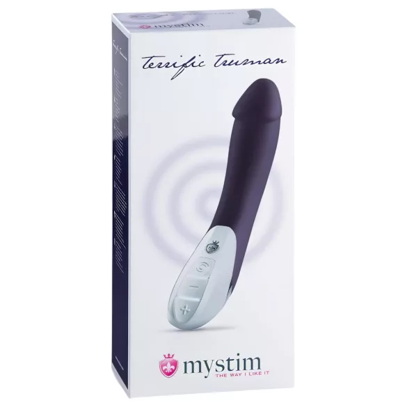 mystim - vibrator med två motorer - blå