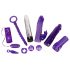 You2Toys - vibrator kit - 9 delar - lila