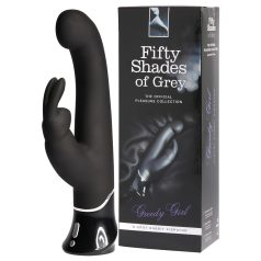   Fifty Shades of Grey - rabbitvibrator med klitorisstimulator - uppladdningsbar