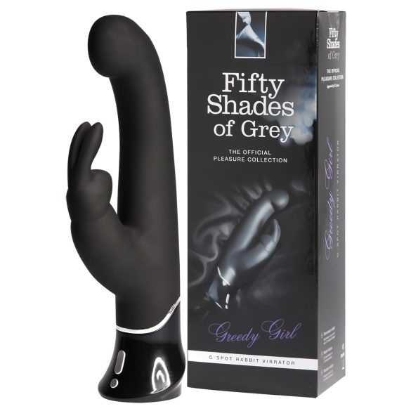 Fifty Shades of Grey - rabbitvibrator med klitorisstimulator - uppladdningsbar