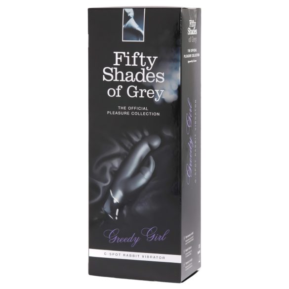 Fifty Shades of Grey - rabbitvibrator med klitorisstimulator - uppladdningsbar