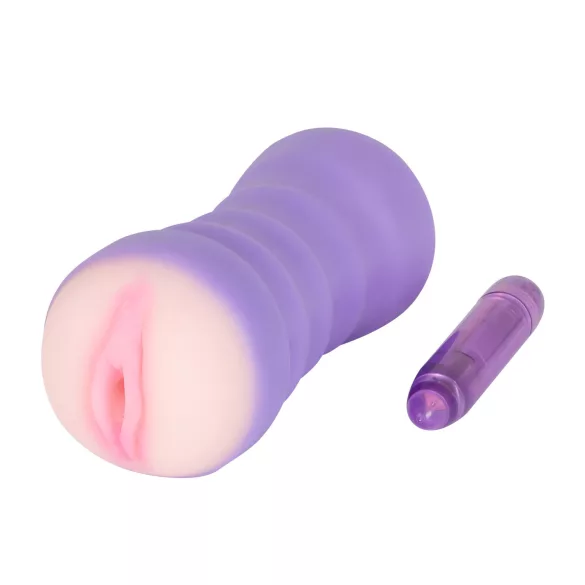 You2Toys - masturbator med vibration - vaginaformad - natur/lila