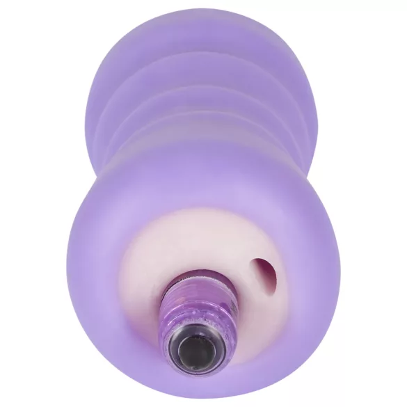 You2Toys - masturbator med vibration - vaginaformad - natur/lila