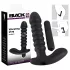 Black Velvets - vibrator med räfflor - medium - svart