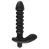 Black Velvets - vibrator med räfflor - medium - svart