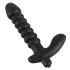 Black Velvets - vibrator med räfflor - medium - svart