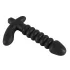 Black Velvets - vibrator med räfflor - medium - svart