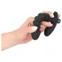 Black Velvets - vibrator med räfflor - medium - svart