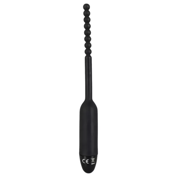 You2Toys - urinrörsvibrator med kulor - 0,8 cm svart