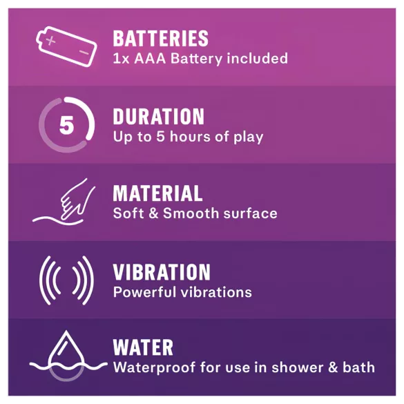 Durex Intense Delight Bullet - minivibrator - lila