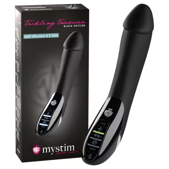 mystim - elektrosex vibrator - nervstimulering - svart