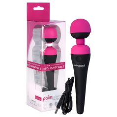   PalmPower - massagewand vibrator - uppladdningsbar - rosa/svart