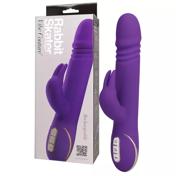 Vibe Couture - Rabbitvibrator med stötrörelse - lila