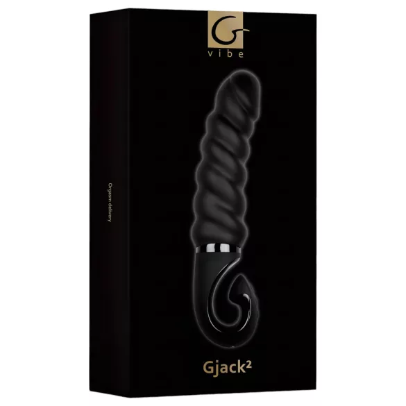 Gvibe - G-punktsvibrator - uppladdningsbar, vattentät silikon - svart