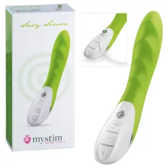 mystim - vibrator med två motorer - grön