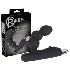 Rebel - prostatavibrator med kulor - svart