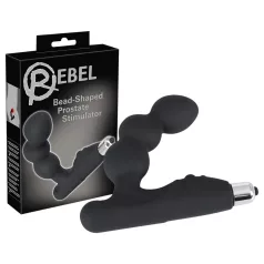 Rebel - prostatavibrator med kulor - svart