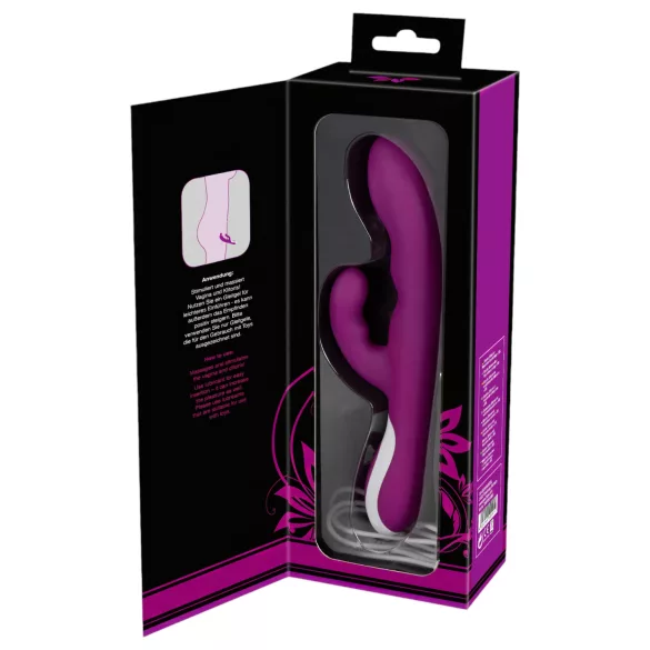 Javida - klitorisstimulator vibrator - värmande funktion - rosa