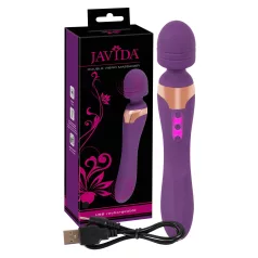 Javida Double - massagervibrator med två motorer - lila