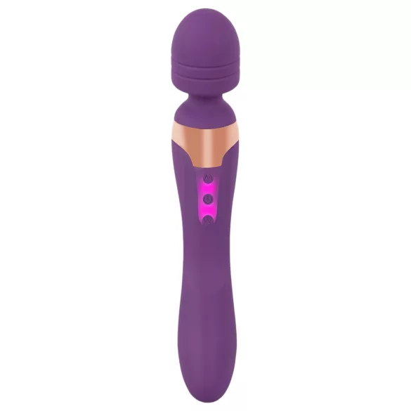 Javida Double - massagervibrator med två motorer - lila