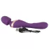 Javida Double - massagervibrator med två motorer - lila