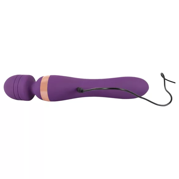 Javida Double - massagervibrator med två motorer - lila