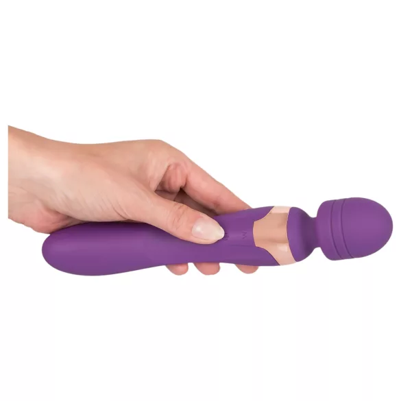 Javida Double - massagervibrator med två motorer - lila